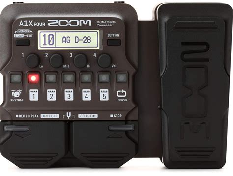 Zoom A1X FOUR Acoustic Instrument Multi-Effects Processor with ...