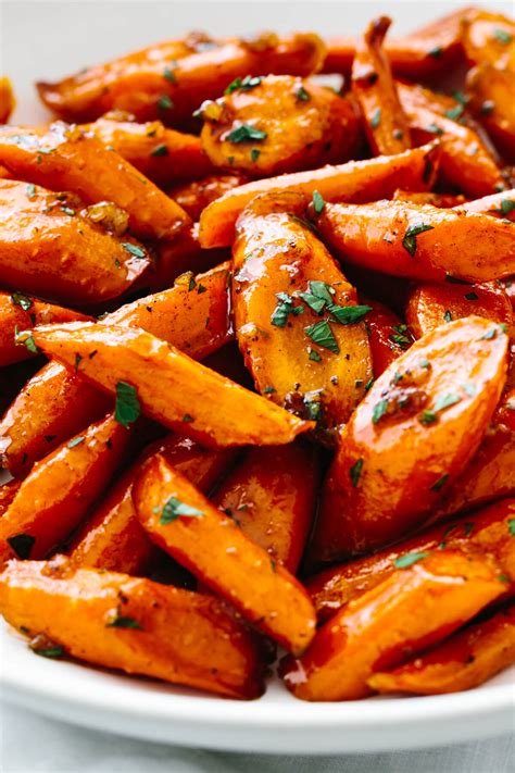 honey glazed roasted carrots Roasted honey glazed carrots – brought to ...