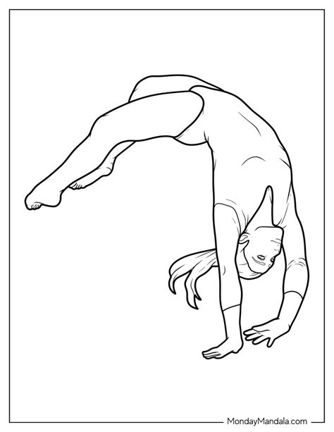 41 Gymnastics Coloring Pages (Free PDF Printables)