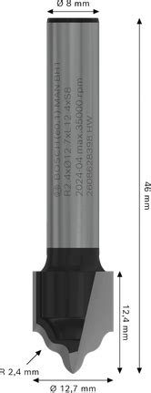 PRO Router Bit Cove and Bead Groove - Bosch Professional