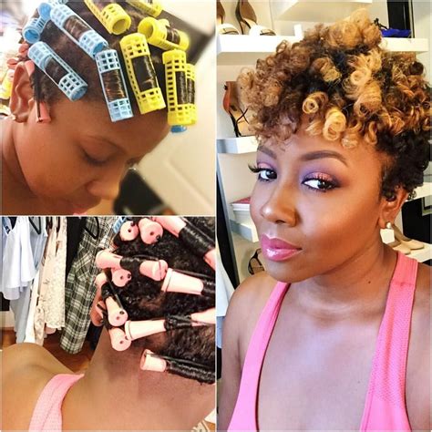 Roller Set Hairstyles For Short Black Hair - Medium Length Hairstyles