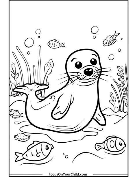 Seal Coloring Pages