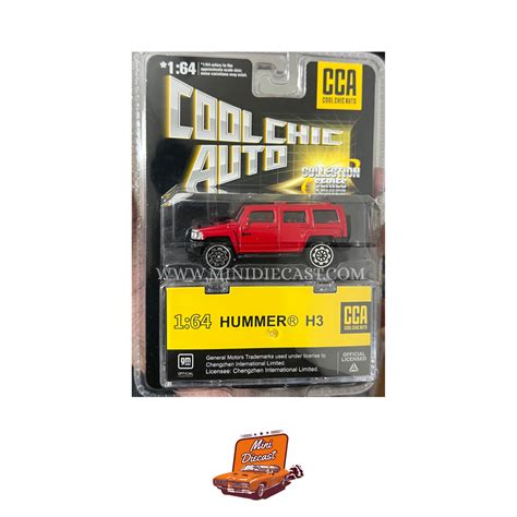 CCA Hummer H3 Red – Blister Pack (With Stackable Display Box) – Mini ...