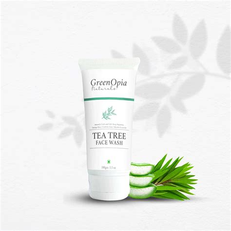 Buy GREENOPIA TEA TREE FACE WASH PACK OF 1 Online & Get Upto 60% OFF at ...