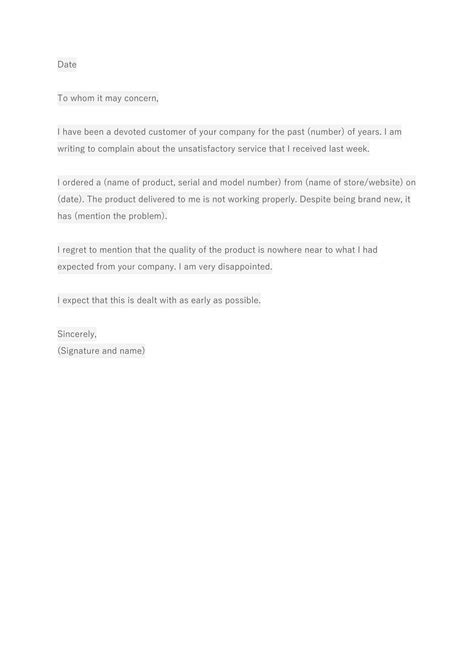 Business Letter Example PDF 的图像结果