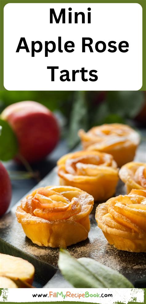Mini Apple Rose Tarts 的图像结果