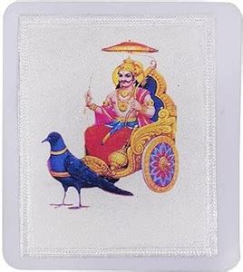 Shri Vaibhavi Dizajner 925 Pure Silver Shree Shani Yantra Hindu Vedic ...