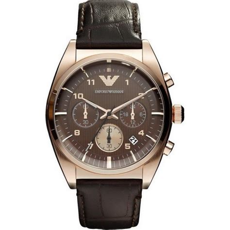 Men's Emporio Armani Watch Franco AR0371 Chronograph - Crivelli Shopping