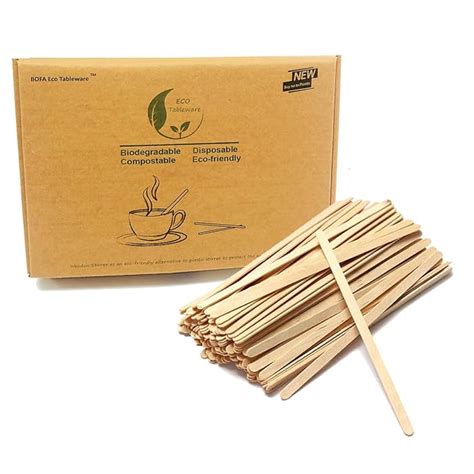 Buy Wooden Coffee Stir Sticks For Coffee Stirring 1000 Pack, 5.5 Inch ...