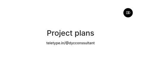 Project plans — Teletype