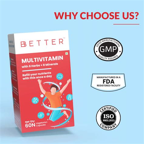 Buy BBETTER MULTIVITAMIN 60 CAPSULES BOTTLE Online & Get Upto 60% OFF ...