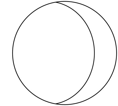 Waxing Crescent Moon Emoji coloring page - ColouringPages