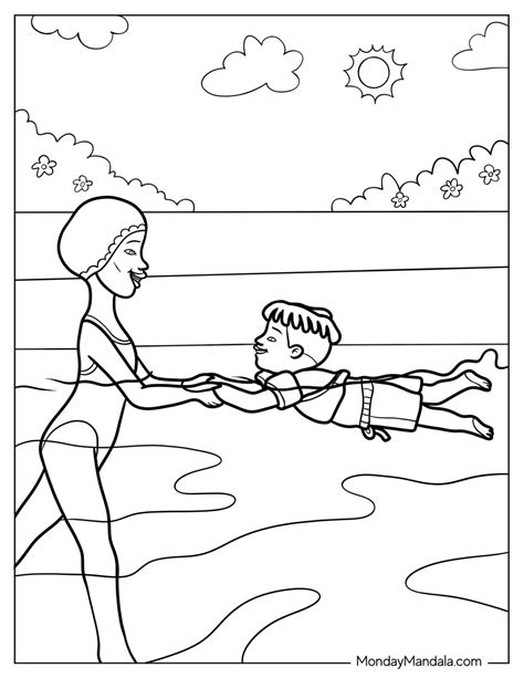 Swim Coloring 的图像结果