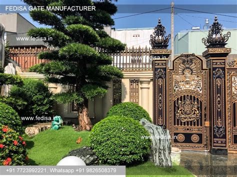 Main Gate Grill Design For Home Simple Gate Design Iron Wood And Steel ...