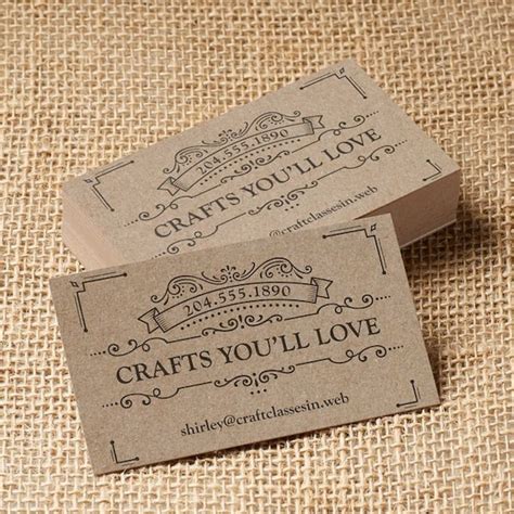 Craft Shop Business Cards 的图像结果