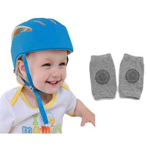 Buy Safety Helmet and Knee Pad Combo (Blue) on Snooplay India