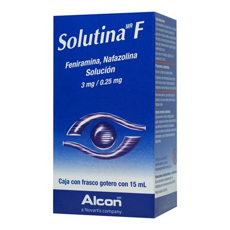 SOLUTINA F 3.0/0.25MG GTS OFT 15ML