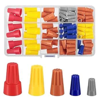 102 Pcs Wire Nuts Connectors Assortment Kit, Colorful Wire Caps ...