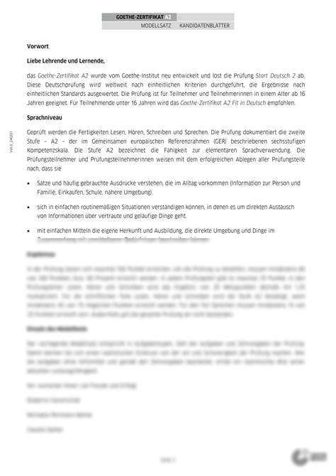 Image result for German A2 Practice Test