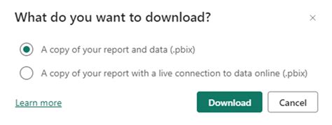 I can't see a downloaded .pbix - Microsoft Fabric Community