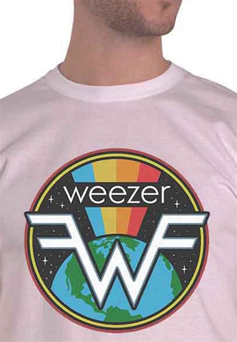Weezer T Shirt Symbol Band logo new Official Mens White | Fruugo US