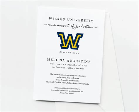 Formal College Graduation Invitation Wording