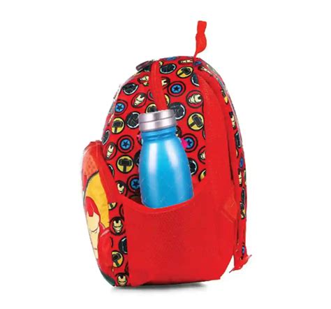 Striders Avengers Kids School Bag with Zippered Compartments, 13-Inch ...