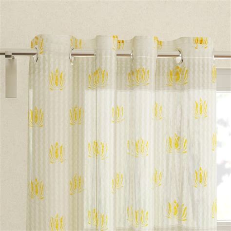 Buy Corsica Set of 2 Printed Sheer Door Curtains from Corsica by Home ...