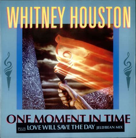 Whitney Houston One Moment In Time - Olympic p/s UK 12" vinyl single ...
