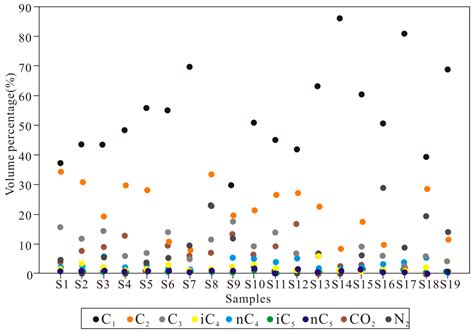 The Distribution of Gas Components within a Shale System and Its ...