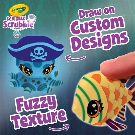 Scribble Scrubbie Pets Glow Ocean Treasure Chest Playset – Krazy ...