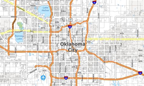 Printable Map Of Oklahoma - Educational Printable Worksheets