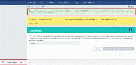 GST Refund on Tax paid on an Intra-State Supply which is subsequently ...