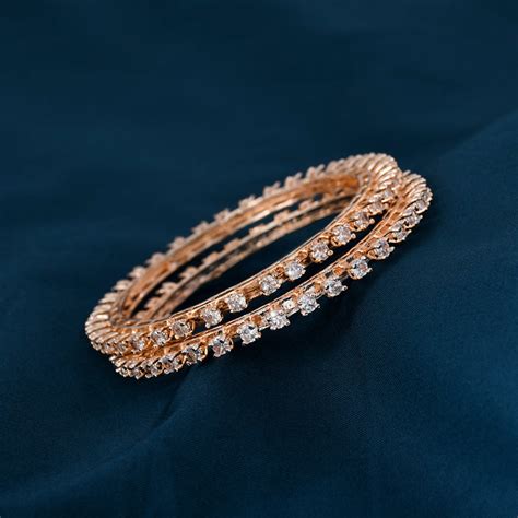 Buy Zircon Bangles for Women Online in India