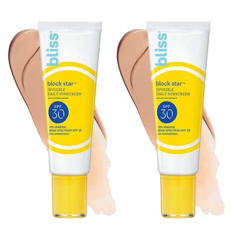 Buy Bliss Block Star Block This Way Duo Tinted Face Sunscreen SPF 30 ...