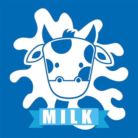 Milk design | Premium Vector