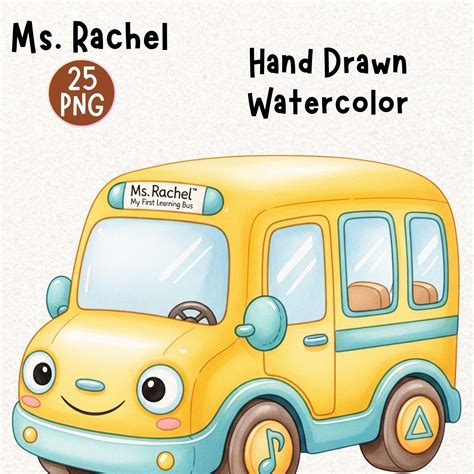 Ms Rachel Watercolor Cliparts, Cute Ms Rachel PNG, Ms Rachels Toys ...