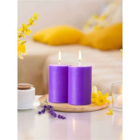 Shop IRIS Lavender Fragranced Glass Candle - Set of 2 – IRIS Home ...