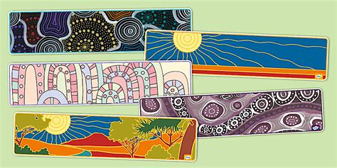 Aboriginal Small World Backgrounds (teacher made) - Twinkl