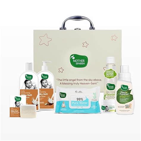 The Blessing Box by Mother Sparsh, Baby Gift Box with Suitcase and 7 ...