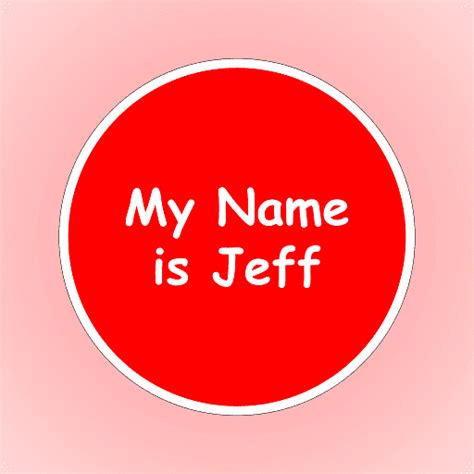 My Name is Jeff Button - App on Amazon Appstore