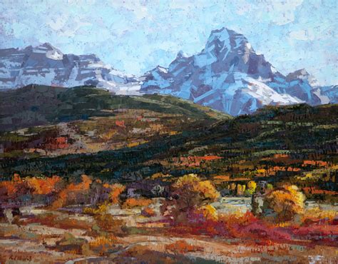 Robert Moore Painting Rocky Mountain Majesty Oil on Canvas