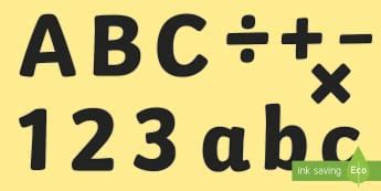 Display Lettering - Primary Display Resources - Twinkl
