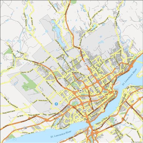 Image result for Quebec City Map
