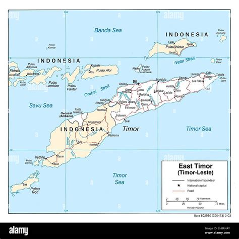 Timor Sea On World Map