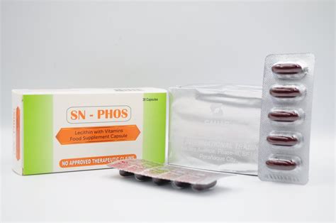 SN PHOS (Lecithin + Vitamins) 30 Capsules | Sahar Pharma