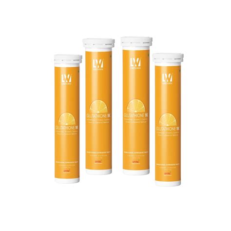Buy Lukewarm Glutathione 1K Orange Flavour, 15 Effervescent Tablets ...