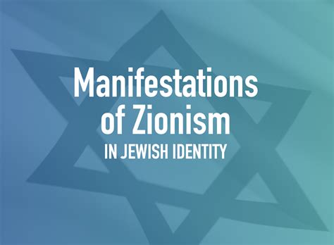 Manifestations of Zionism in Jewish Identity - StandWithUs