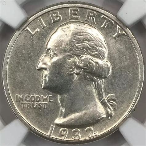 1932-D Silver Washington Quarter NGC AU-Details - Old Pueblo Coin