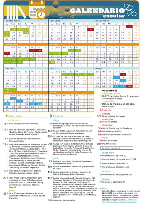 Calendario Escolar 25-26 | CEO LA PARED